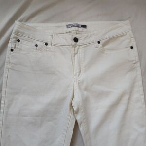 Prana Womens‎ Size 10/30 Slim Straight White Jeans